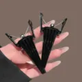 Black hair root volumizing clips for high cranial top and fringe styling. Durable plastic. - 2 Pieces Pack / Black