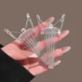 Transparent hair root volume clip for women men styling fluffy hair bangs hairpins tool - 2 Pieces Pack / Clear