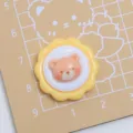 Delizioso cabochon in resina orsetto cartone animato DIY per decorazione custodia telefono. - Pizzo Rotondo Orso