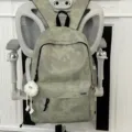 Tie dye canvas backpack for students, large capacity casual daily commuting school bag. - Long Leg Ball Pendant Style / Green