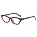 Schildpad Kattenoog Bril Retro Optische Heldere Lens Mode Stijl Bril Montuur Chic - Schildpad Montuur Heldere Lens