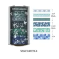 Kit de ruban adhésif Washi coréen décoratif, largeurs variées 1cm 1.5cm 2cm pour bullet. - Style 4