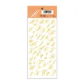 Autocollants alphabet anglais en feuille d'or pour journal scrapbooking DIY planificateur - 26 Lettres