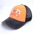 Unisex 2026 Canada honkbalpet, ademende mesh trucker hoed, stijlvolle outdoor zonnekap. - L (58-60cm) / Oranje