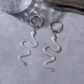 Ciondoli a serpente in metallo retrò gotico, ciondoli per stivali, accessori per scarpe. - Ciondolo Serpente / Argento