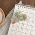 Vintage acetate hair claw geometric square shark clip for women daily elegant half up hairstyle - Metallic Green