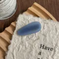 Blue acetate teardrop hair clip for women, elegant minimalist hair barrette for daily styling. - Light Blue