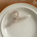 Pearl white acetate hair claw clip, elegant back head shark clip for women styling daily. - Mermaid Color