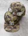 Casquette de baseball camouflage avec ailes d'ange brodées, design streetwear mode. - Réglable / Camouflage