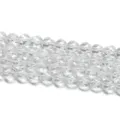 Perles Facettées en Quartz Clair 8mm Cristal Taillé en Diamant pour Bijoux DIY Accessoires - Verre en cristal K9