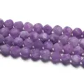 Perles en pierre naturelle facetees violettes pour creation de bijoux DIY et bracelets. - Améthyste Claire