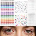 Pegatinas de pedrería para la cara cristales joyas de maquillaje para fiesta festival - Letra B