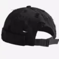 Cappello docker nero effetto usurato retro hip-hop miki hat per uomo e donna vista principale. - Regolabile / Nero