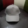 Gorra de béisbol de color liso de 5 paneles de algodón informal diseño simple para hombre y mujer - Gris