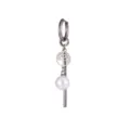 Stainless steel tree of life pearl dangle hoop earring fashion geometric jewelry for women - Tree of Life Style(E6191-3)