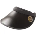 Cappello da sole con visiera vuota grigio scuro da donna, protezione UV UPF50+ estate. - Adulto / Nero
