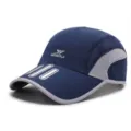 Heren zomer sneldrogende sport honkbalpet ademende buiten zonbescherming hardloophoed - Volwassene 54-63cm / Marineblauw