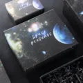 Starry sky gift box packaging, galaxy design for boyfriend partner, large storage present box. - Starry Sky Gift Box - Small Gift Bag / 17x8.5x14cm