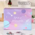 Pink starry sky gift box for birthday party packaging, beautiful design for sweet presents. - Pink Starry Sky Gift Box / Mini Size 9x7x6.5cm