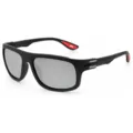Heren sport zonnebril gepolariseerd voor fietsen vissen outdoor uv bescherming - Rode Been Grijs