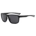 Polarized Sport Sunglasses Black Frame Grey Lens Outdoor Casual Cycling Driving Glasses - Black and Gray