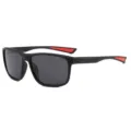 Polarized sports sunglasses for men and women, perfect for outdoor fishing, cycling and hiking. - Red Leg Gray
