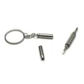 Portable mini screwdriver keychain multi-functional glasses repair tool with metal keyring. - Screwdriver