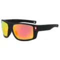 Outdoor fietsen gepolariseerde zonnebril sportbril heren dames UV-bescherming design - Zwart Frame Rode Spiegel