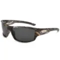 Camouflage sports polarized sunglasses for outdoor cycling and driving, stylish dark lenses variant. - Camo Gray