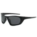 Fietsen Gepolariseerde Zonnebril Zwart Frame Donkergrijze Lens Sport Outdoor SKU - Zwart en Grijs
