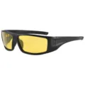 Nouvelles lunettes de soleil de sport polarisées cadre carré cyclisme extérieur anti-UV - Monture Noire Lentille Vision Nocturne