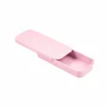 Roze schuifbare metalen blikken doos voor kleine voorwerpen, snoep, sieraden en USB. - Dubbelzijdig Roze