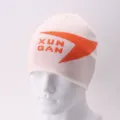 Fashion winter warm knit beanie hat with custom jacquard letters, casual style for men and women. - One Size / Type B Light Pink