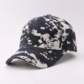 Digitale Tarnung Baseballcap Detail mit Stofftextur, gebogener Schirm Sonnenhut. - Verstellbar / Tarnmuster 5