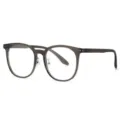 Eleganti occhiali TR90 con grande montatura anti-luce blu ideali per uso quotidiano. - Montatura Grigio Oliva C30