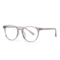 Montatura per occhiali da vista cat-eye grigia trasparente, leggera montatura TR90 comoda. - Champagne Chiaro