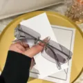Occhiali da sole quadrati senza montatura Y2K per donna e uomo, lenti grigie sfumate eleganti. - Montatura Argento Lenti Grigio Chiaro