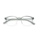 Stile coreano retro montatura occhiali luce blu TR90 grigio trasparente grande - C14 Sfumato Verde