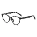 Montatura per occhiali da vista TR90 tartarugata nero bianco retrò per uomo e donna eleganti. - Montatura Tartarugata Nera