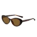 2026 Nuovi Occhiali da Sole Cat Eye TR90 Polarizzati Donna Uomo Stile Vintage Tartaruga - Montatura Tartaruga Lenti Tè