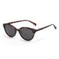 Trendy TR90 cat eye polarized sunglasses for women and men, vintage UV protection sun eyewear. - C11 Tortoiseshell Frame Gray Lens