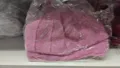 Bonnet en laine tricotée doublé rose pour femmes âgées, bonnet d'hiver chaud et épais. - Chapeau / Rose Poudré