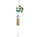 Carillon à vent paon en métal exquis, idéal pour la décoration de jardin et terrasse. - Sac à bulles / Tube de Carillon à Vent de Paon à 9 Queues