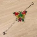 Acchiappasole farfalla di cristallo colorato finestra giardino decorazione campanello vento - Busta a bolle / Giallo