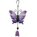 Carillon à vent papillon en métal décoration de jardin ornement cloche violette - Sac à bulles / 2409 Cloche Violette