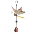 Campanella a vento libellula decorazione sospesa da giardino acrilico fluorescente - 7003 Stile Campana Libellula Verde