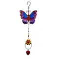 Attrape-soleil papillon en metal colore suspension cristal pour fenetre de jardin maison - Papillon / Sac à bulles
