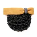 Yellow bow hair net bun cover with rhinestone pearl ring, nurse professional hair accessory. - Ginger Coarse Net