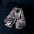 Men's vintage multi-layer bow tie crystal gemstone brooch formal wear accessory. - Gold Red Plaid