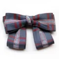 Fiocco in tessuto per colletto di camicia, accessorio Lolita, cravatta uniforme 11x7.5cm - Blu